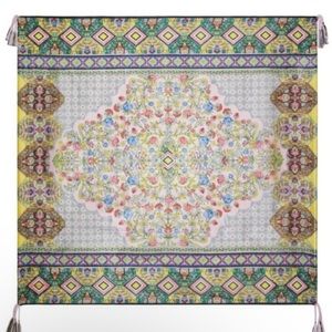 Johnny Was Silk Scarf NWT ! 12 Tassels!